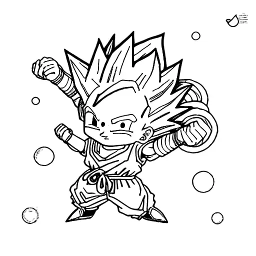 dragon ball tattoo design idea