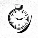 reloj de arena tattoo design idea