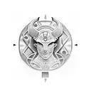 create a hieroglyph tattoo that means wisdom tattoo design idea