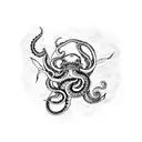 Kraken tattoo design idea