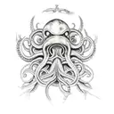 Kraken tattoo design idea