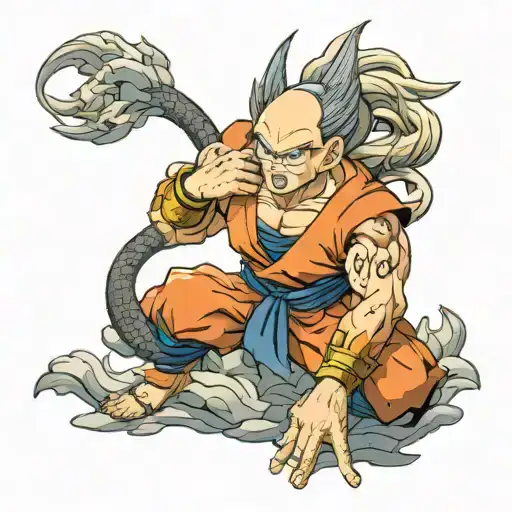 Dragonball z tattoo design idea