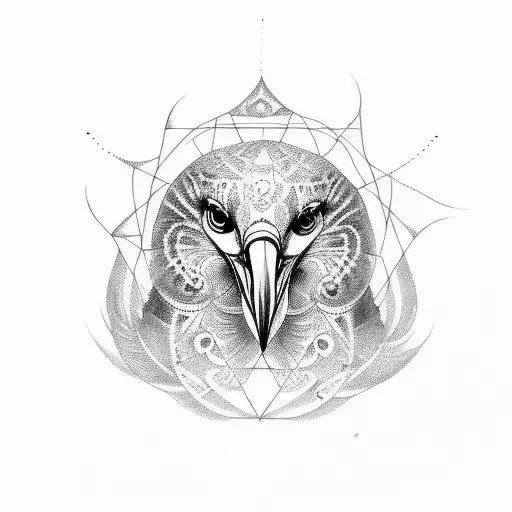 Madhav with albatross  tattoo design idea