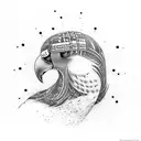 Madhav with albatross  tattoo design idea