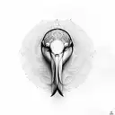 Madhav with albatross  tattoo design idea