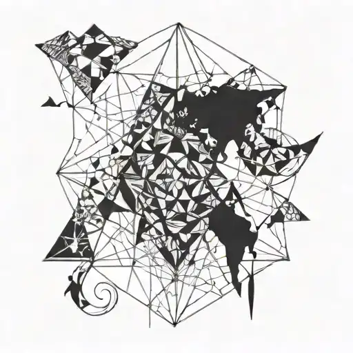 traveling arround the world with a thong tattoo design idea