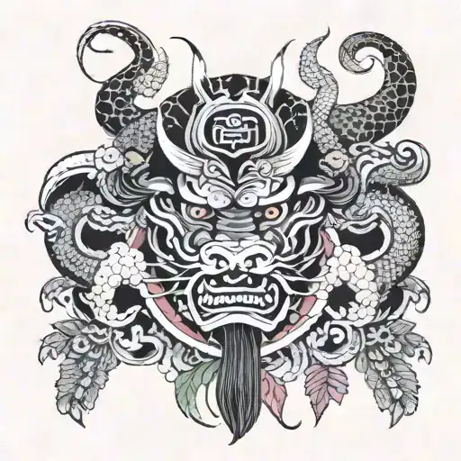 Samuri tattoo design idea