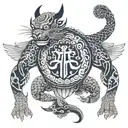 Samuri tattoo design idea