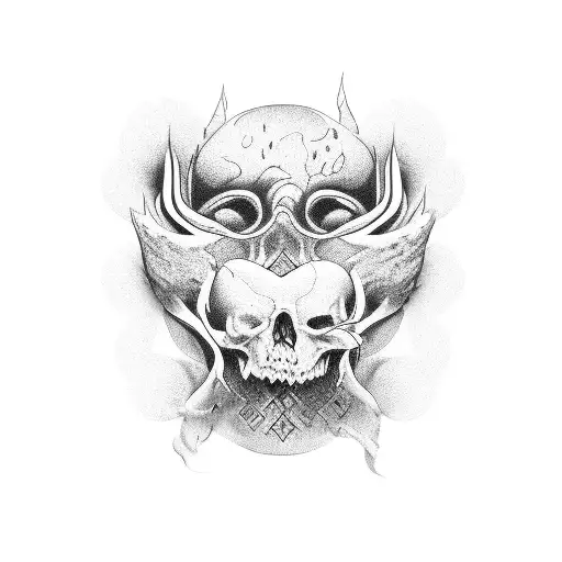 born life die tattoo design idea