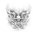 born  die tattoo design idea