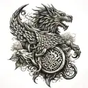 game of thrones houses sleeve  tattoo design idea