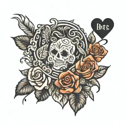 BTS 7 Love tattoo design idea