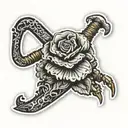 screw sticker  tattoo design idea