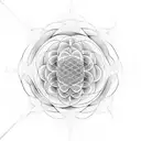 flower of life 3d tattoo design idea