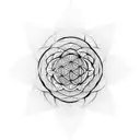 flower of life 3d tattoo design idea