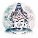 Buddha tattoo design idea