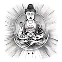 Buddha tattoo design idea