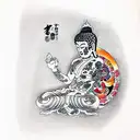 Buddha tattoo design idea