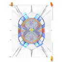 Spider web Geometry tools Blueprints construction Scale Ruler Tribal Fish Bear Knowledge tattoo design idea