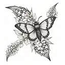 tattoos inspired by the local flora and fauna of Benidorm, such as native flowers or marine fish, shells, etc. tattoo design idea