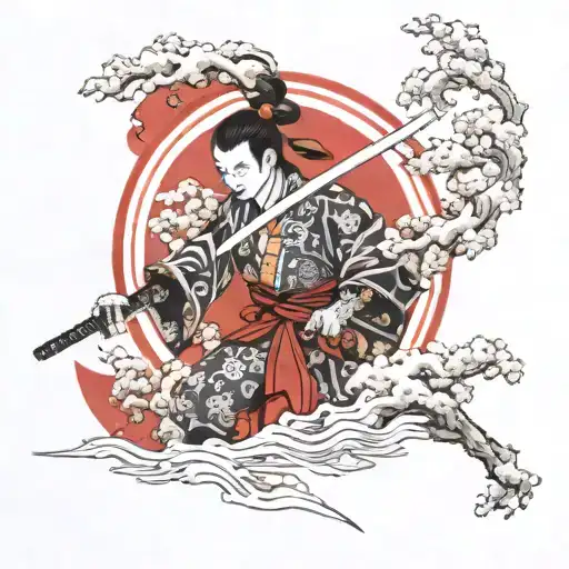 Have a shadow like death walks its path  tattoo design idea