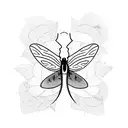 mayfly  tattoo design idea
