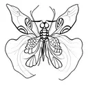 mayfly  tattoo design idea