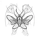 mayfly  tattoo design idea