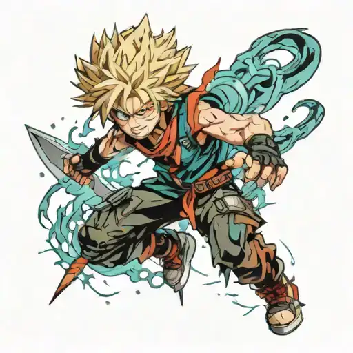 Bakugo Katsuki tattoo design idea