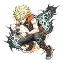 Bakugo Katsuki tattoo design idea