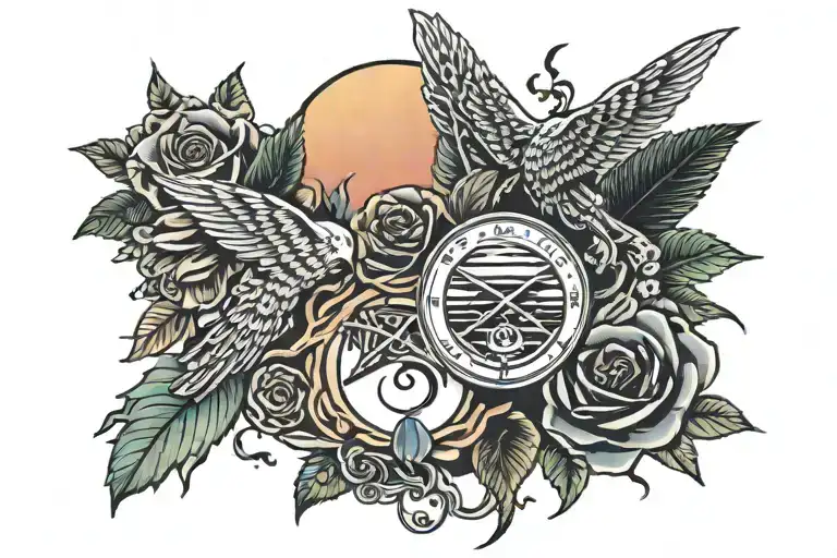 led zeppelin grateful dead tattoo design idea