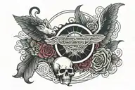 led zeppelin grateful dead tattoo design idea