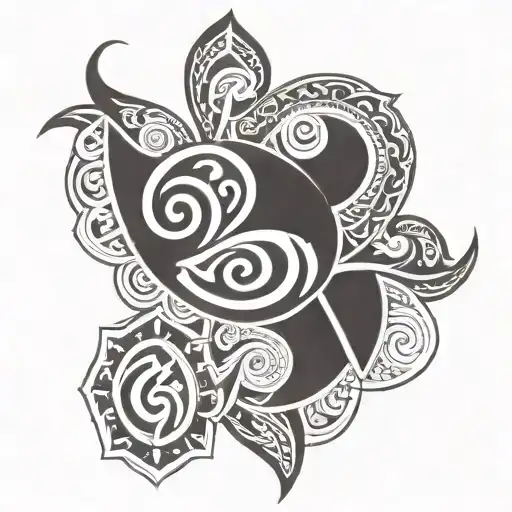 Māori chin Jaw Tattoo tattoo design idea