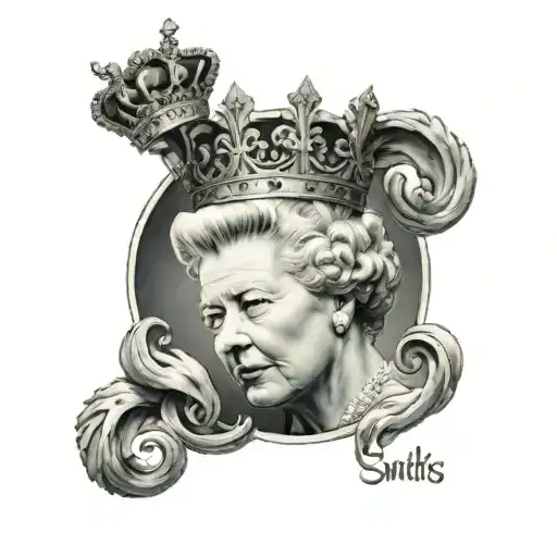 the queen is dead by the smiths tattoo design idea