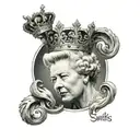 the queen is dead by the smiths tattoo design idea