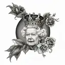 the queen is dead by the smiths tattoo design idea