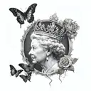 the queen is dead by the smiths tattoo design idea