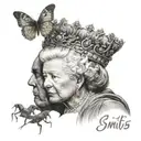 the queen is dead by the smiths tattoo design idea