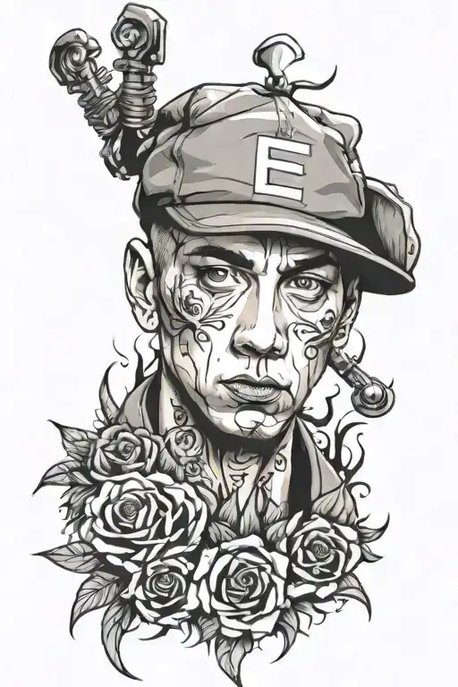 Eminem tattoo design idea