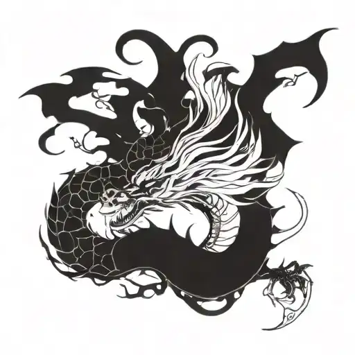 chihiro dragon tattoo design idea