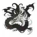 chihiro dragon tattoo design idea