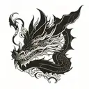 chihiro dragon tattoo design idea