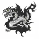 chihiro dragon tattoo design idea