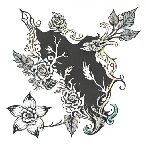 Living in Virginia, Minnesota, Iowa, and California   tattoo design idea