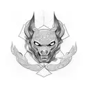 iron strip tattoo design idea