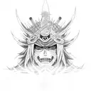 Itachi Susanoo tattoo design idea