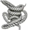 A rope wrapped around your arm representing how this has affected and emotionally chained you. tattoo design idea