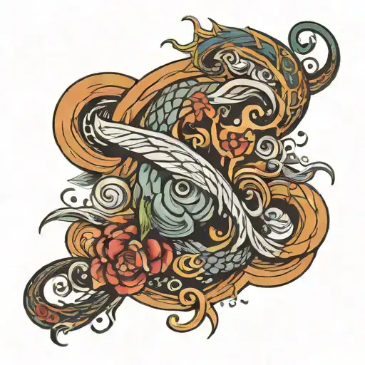 whip tattoo design idea