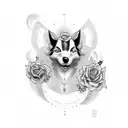 rockabilly  tattoo design idea