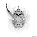 kali linux tattoo design idea